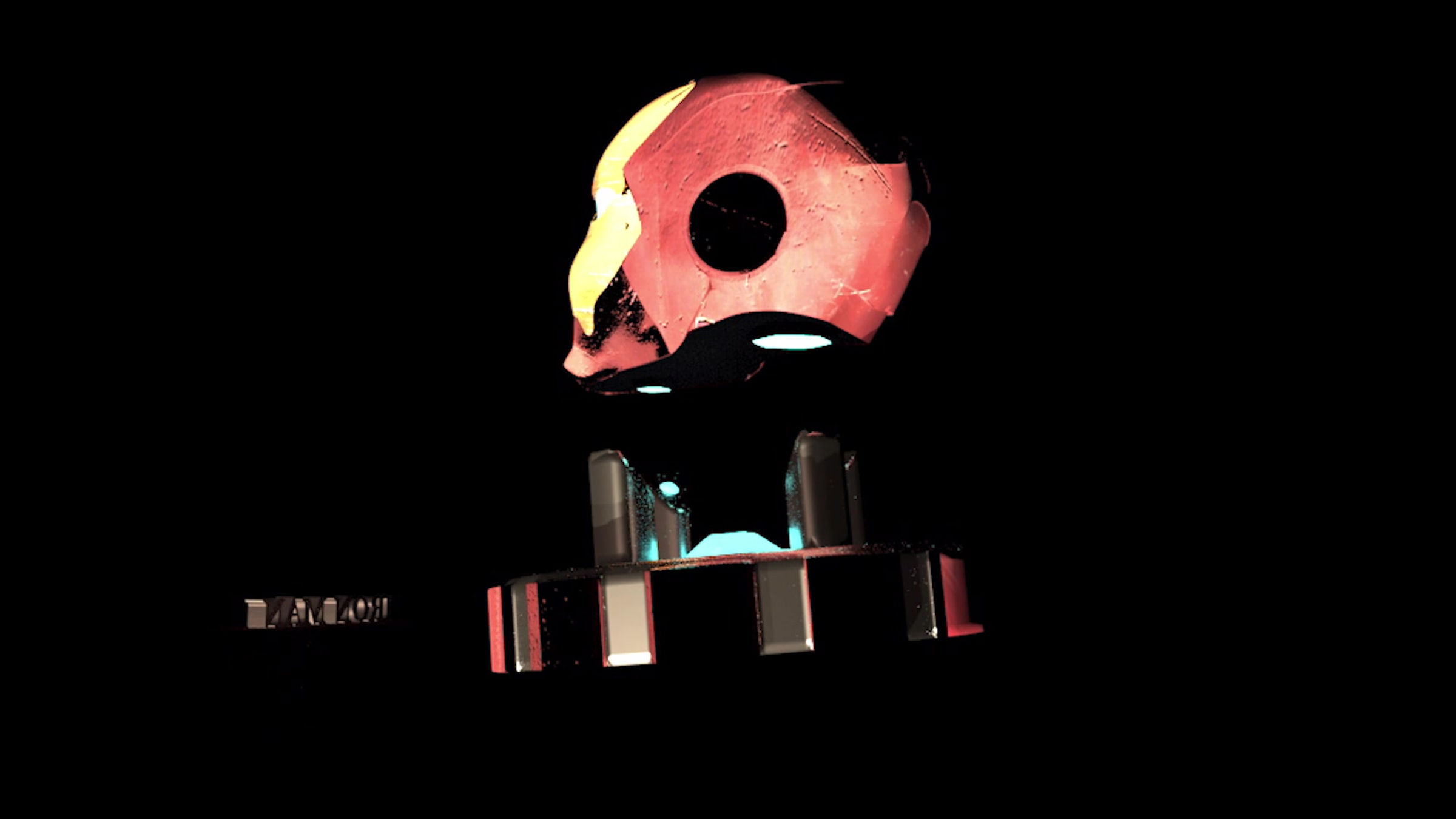 Iron Man Helmet Animation